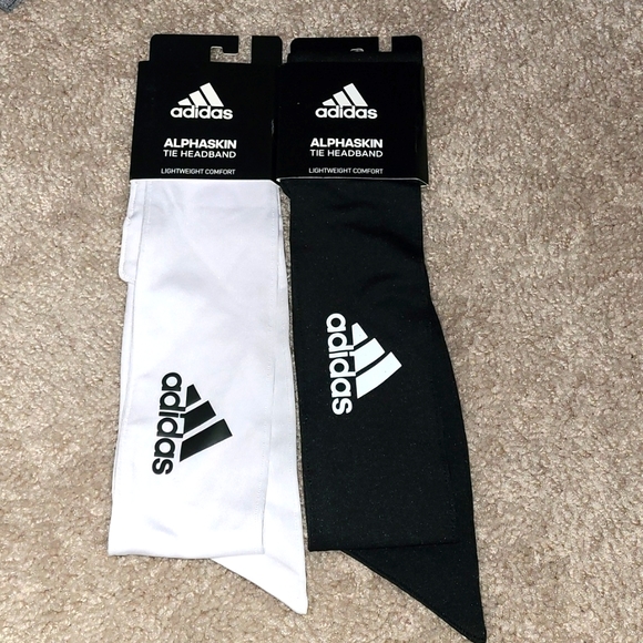 Adidas Alphaskin Tie Headband - Picture 1 of 4